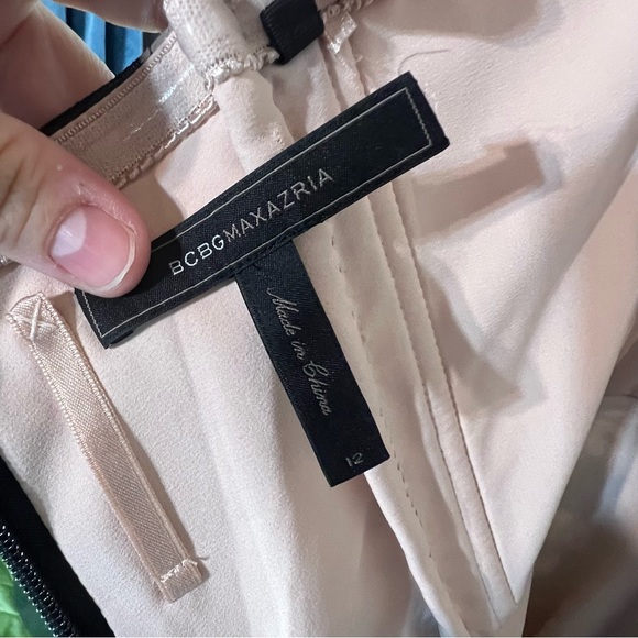 BCBG Maxazria Amber Strapless Floral Print Maxi Gown Dress- 12 - Picture 11 of 15